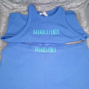 Savage X Fenty Blue Intimates Set